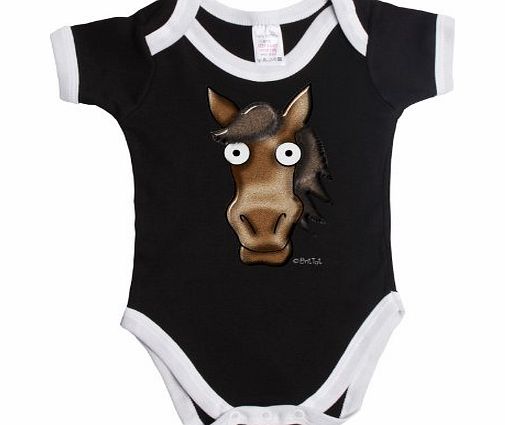 BritTot Creature features Horse cute boy/girl baby grow vest [Baby Product]